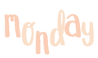 MadeByMesi day monday week days of the week Sticker