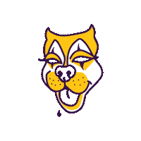 American Bully Mask Sticker by Taylor Reeve