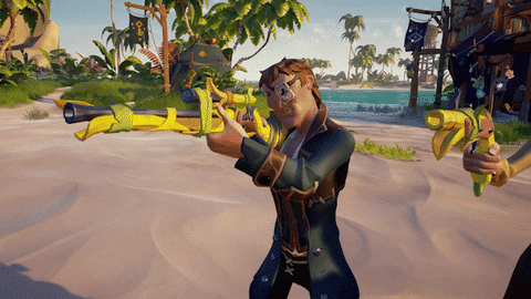 Banana Heart Of Fire GIF by Sea of Thieves