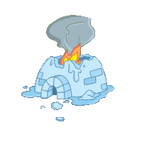 Global Warming Burn Sticker by EYEYAH!