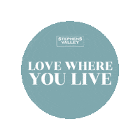 Sv Love Where You Live Sticker by Stephens Valley