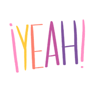 Fun Yes Sticker by Laura Pereda