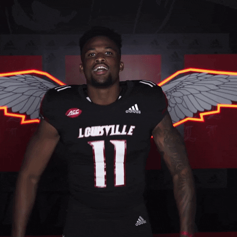 College Football Sport GIF by Louisville Cardinals