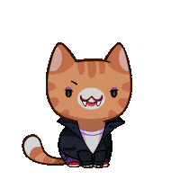 October 31 Cat Sticker by Mino Games