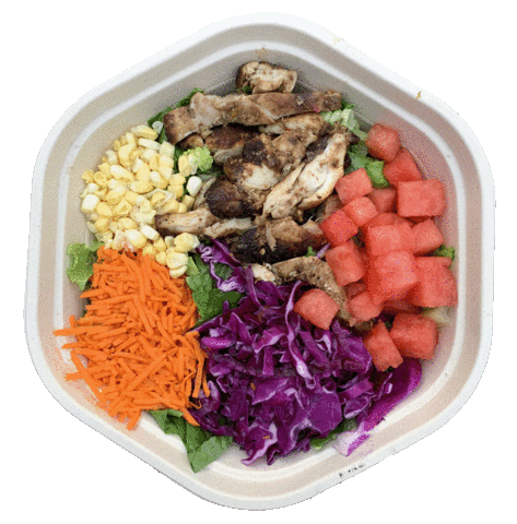summer salad Sticker by foodbabyny