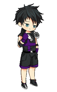 Lunime anime games black life Sticker