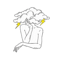 Sad Vintage Sticker