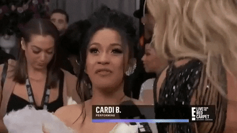 Cardi B Grammys GIF by E!