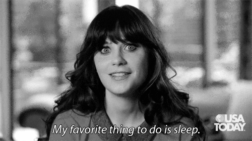 black and white sleep GIF