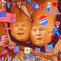 Trump Vote GIF by PEEKASSO