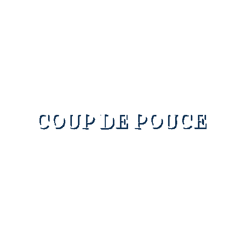 Coup De Pouce Sticker by La Menthe Bleue