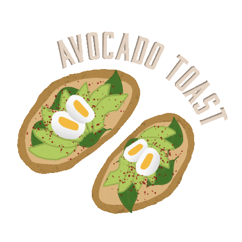 BakerAndMoore coffee breakfast lunch toast Sticker