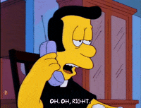 Talking Season 3 GIF by The Simpsons