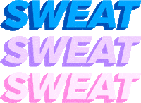 fitness workout Sticker by Le SWEAT