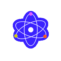 girlupmx science steam computer atom Sticker