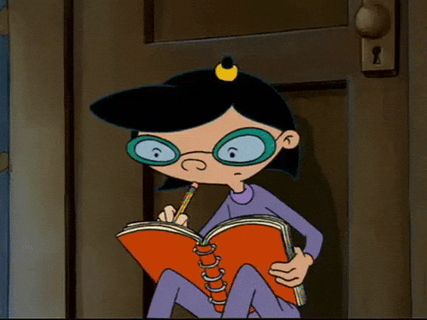 nicksplat writing GIF by Hey Arnold - Find & Share on GIPHY