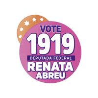 Deputadafederal Sticker by Renata Abreu 1919