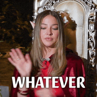Over It Whatever GIF by Brittany Broski