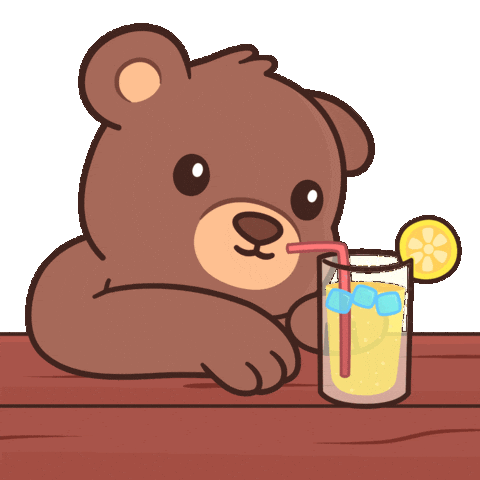 Teddy Bear Waiting Sticker by BEARISH