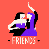 maschawolfram love fun kiss friends GIF