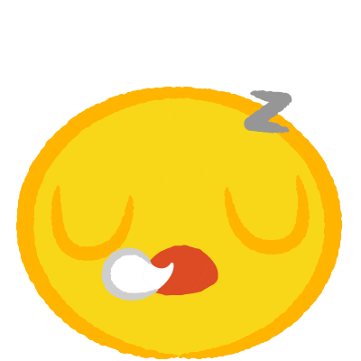 Sleepy Zzz Sticker