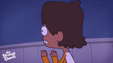 Scared Scream GIF by Ludo Studio