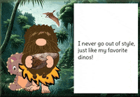 Dinosaur Gnome GIF