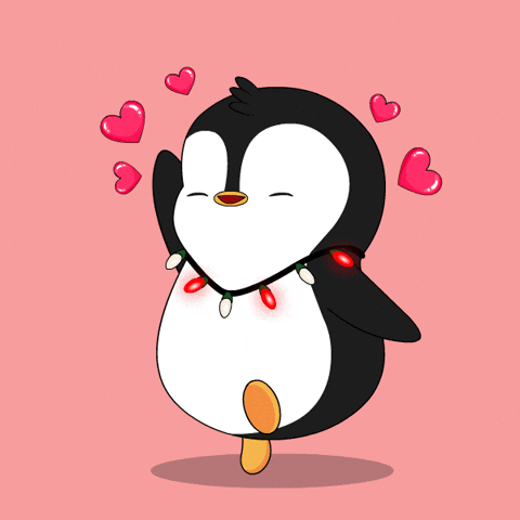 I Love You Hearts GIF by Pudgy Penguins