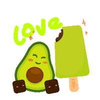 Ice Cream Love Sticker by Paletas Wey