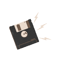 therareoccasions notion tro futureproof floppy disc Sticker