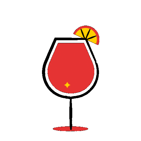 Happy Hour Thursday Sticker by Jessica Lau