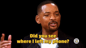 You See Where I Left My Phone?