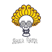halloween skull Sticker by Omer