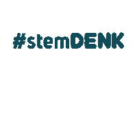 bewegingDENK hashtag politiek verkiezingen stemmen Sticker