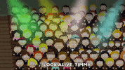 lights crowd GIF by South Park 