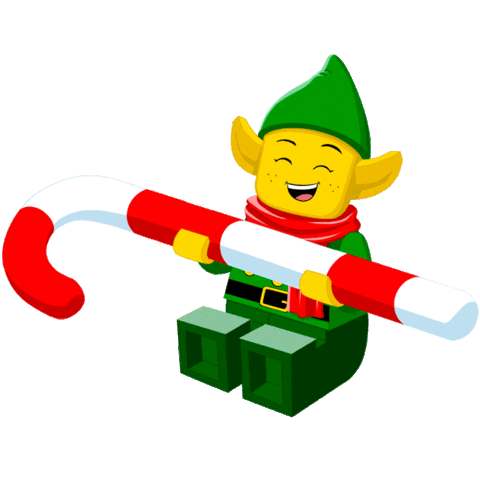Holiday Eating Sticker by LEGO