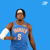 Oklahoma City Thumbs Down GIF by OKC Thunder
