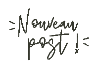 New Post Sticker by Marie Angeline