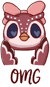 Animal Crossing Omg Sticker