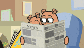 News Reading GIF