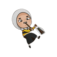 valenwi mie jajanan jadul lidi Sticker