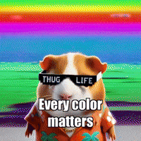 Rainbow Rain GIF by Guinea Gambino