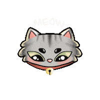 BrebeIlustra happy kawaii gato meow Sticker