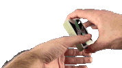 FYFT magic fan spread playing cards Sticker