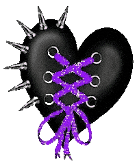 imerliighoulz purple glitter goth sparkly Sticker