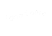 I Dont Care Idc Sticker
