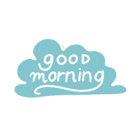 angelrdrgz blue good morning doodle cloud Sticker