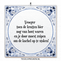 Bier Nl GIF by Tegelspreuken.nl