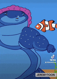 JEREMYTOON fish whale disgust nemo GIF