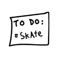 To Do Skate Sticker by ryhff.co